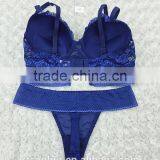 Shantou Factory Woman Sexy Bra and Panty Sets Fashion New Design thumbnail-2