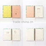 Spiral Binding Hardcover Planner Custom,full Color Printing Personal Notebook thumbnail-5