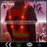 Orange Mesh Reflective Safety LED Clothes for Children thumbnail-5
