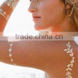 2015 Hot Sale Gold and Silver Flash Tattoo Sticker thumbnail-4