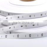 Natural Bleach White COTTON Size Label Clothing Print Tags Silk Screen Garment Tags XS-XXXL thumbnail-1