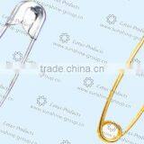 Decorative Silver Locking Safety Pins for Clothes thumbnail-3