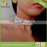 Luxury Beads Collar Chokers Necklace Pendant Geometry Rows Wedding Sexy Maxi Necklace Statement Chokers Women thumbnail-1