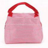 Deluxe Stripe Canvas Beach Tote Bag Wholesale thumbnail-3