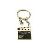 Personalized fashion zinc alloy  metal keychains with offset printing for Souvenir gifts