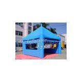 Custom Blue PVC Inflatable Outdoor Tent Powerful Blower For Exhibition Show