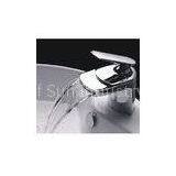HN-4A33 Basin Tap Faucets / Single Lever Waterfall Basin Mixer With Purity Brass Main Body