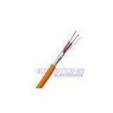 Orange FRHF Fire Resistant Cable , 2 Cores Silicone Fire Alarm Cables thumbnail-1