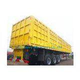 Container Cargo Lorry Trailer , 3 Axle Semi Trailer Trucks With Manual Transmission thumbnail-1
