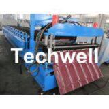 Glazed Tile Roll Forming Machine With 22 Forming Stations For Metal Roof Panel