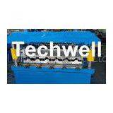 Metal Roof IBR Sheeting Roll Forming Machine For 0.3 - 0.8mm Material Thickness
