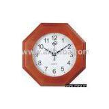 Octagon Shape Wood Wall Clock thumbnail-1