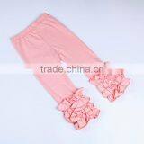 High Quality Baby Readymade Clothing Market China Ruffle Cotton Pants Wholesale thumbnail-2