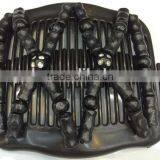 2015 Hot Selling XP-CM-1006 Butterfly Elastic Beaded Magic Hair Comb Costume Twins Hair Comb Sets Factory Price thumbnail-2