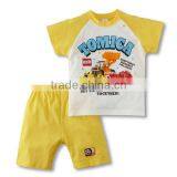 2016 Summer 2 Pcs/set Cartoon Helicopter Baby Romper thumbnail-5