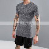 Mens Light Grey Fitness Gym Wear Compression Base Layer thumbnail-1
