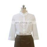 Hot Sale Spring and Autumn Cheap Ladies PU Leather Skirt With Two Pocket thumbnail-3