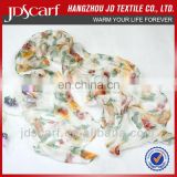 silk chiffon scarf JDS-045# excellent scarves super thin 100% silk chiffon scarf
