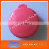 Advertising Logo Printed Plastic Comb Mirror/folding Hair Brush/pop up Brush With Mirror