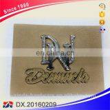 Light Brown Back Custom Garment Metal Leather Labels thumbnail-5