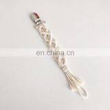 Wholesale Custom Crochet Rope Baby Pacifier Clip Chain thumbnail-6