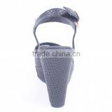 Factory Direct Selling Italian Fashion Women Snakeskin Shoes Summer Wedge Sandals 2016 thumbnail-5