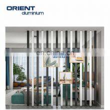 High Quality Performance Powder Coating Vertical Post Room Fencing/ Aluminum Decorative Screen Modern Style Room Metal Divider thumbnail-1