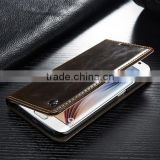 Leather wallet mobile phone case, for Samsung S6 edge Case Leather, for Samsung Accessary Case