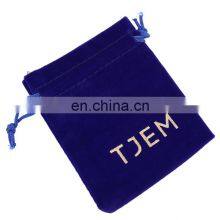 2021 Custom Made Colors Jewelry Drawstring Dust Bags Velvet For Gift thumbnail-5