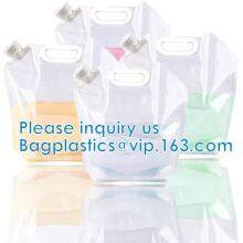 Portable Collapsible Hiking Water Container Foldable Water Bag 5 Liters,5L BPA Free Collapsible Water Bottle Handy Bags thumbnail-2