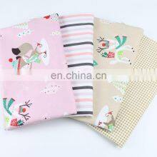 Cartoon Christmas Cloth Scarf Fox Print Baby Quilt Cover Bed Pure Cotton Fabric Wholesale thumbnail-1