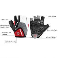 INBIKE Cycling Gloves Half Finger MTB Gloves Gel Padded for Men & Women thumbnail-4