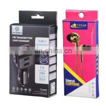 Custom Printing Logo Electronic Carton Charger Usb Platooninsert Paper Packaging Box Earphone Headset Package Cable Paper Boxes