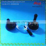 Plastic Transparent Lip Gloss Jar With Mini Bursh, Black Clear Lip Cream Case/container thumbnail-1