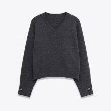 2025 New Fashionable and Elegant Women's Soft Knit Button-Up Top thumbnail-4