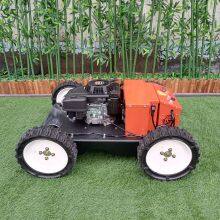 Industrial 4WD Grass Trimming Machine Single Cylinder Gasoline-Powered Remote Operated Self-Propelled Weed Mower-China thumbnail-3