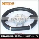 Good Quality 350MM Leather pu Pvc Car Steering Wheel thumbnail-2