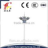 Customized Octagonal 15~35 Meter Ultra Brightness High Mast Lighting With LED Lamps or HPS Lamps & Auto Lifting System thumbnail-4