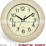 Wooden Color Plastic China Wall Clock
