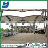 Custom Fabricated Steel Structure Car Parking With Hot Dipped Galvanized