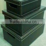 pu Pvc Leather Storage Box thumbnail-2