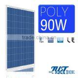 High Quality 90 Watt Polycrystalline Solar Panel for Home Solar Panel Kits Paneles Solares With CE Tuv