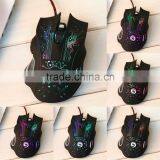 High Quality 5500DPI Optical Colorful Lights Wired Game Gaming Mice Mouse for Laptop PC New Arrival thumbnail-5