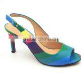 New Arrival Thin High Heel Rainbown Women Sandals thumbnail-1