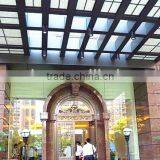 Steel Frame Laminated Glass Door Canopy Awning thumbnail-1
