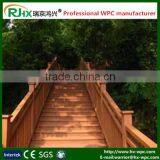 PE Environmental WPC Decking Floor Handrails for Outdoor Steps