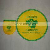 China Cheap Custom Nylon Polyester Folding Custom Foldable Frisbee thumbnail-2