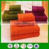 Jacquard Dark Color 100 Cotton Honeycomb Towels thumbnail-2