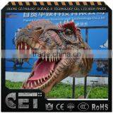 Sexy Animal Figurine Fiberglass Dino Head Statue Dinosaur Head Sculpture thumbnail-3