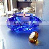 New Design Engraving Crystal Candle Holder thumbnail-1